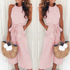 Sleeveless Long Rompers