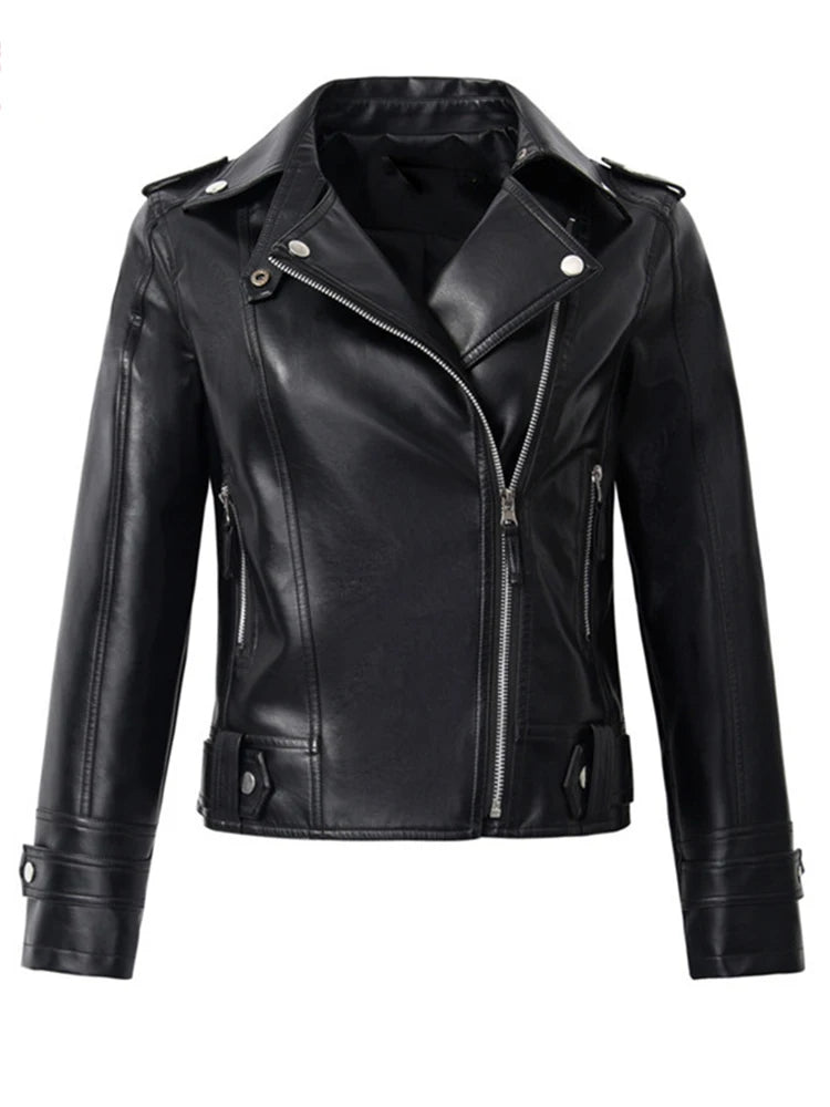 Classic Zipper Short Motorcycle Jackets