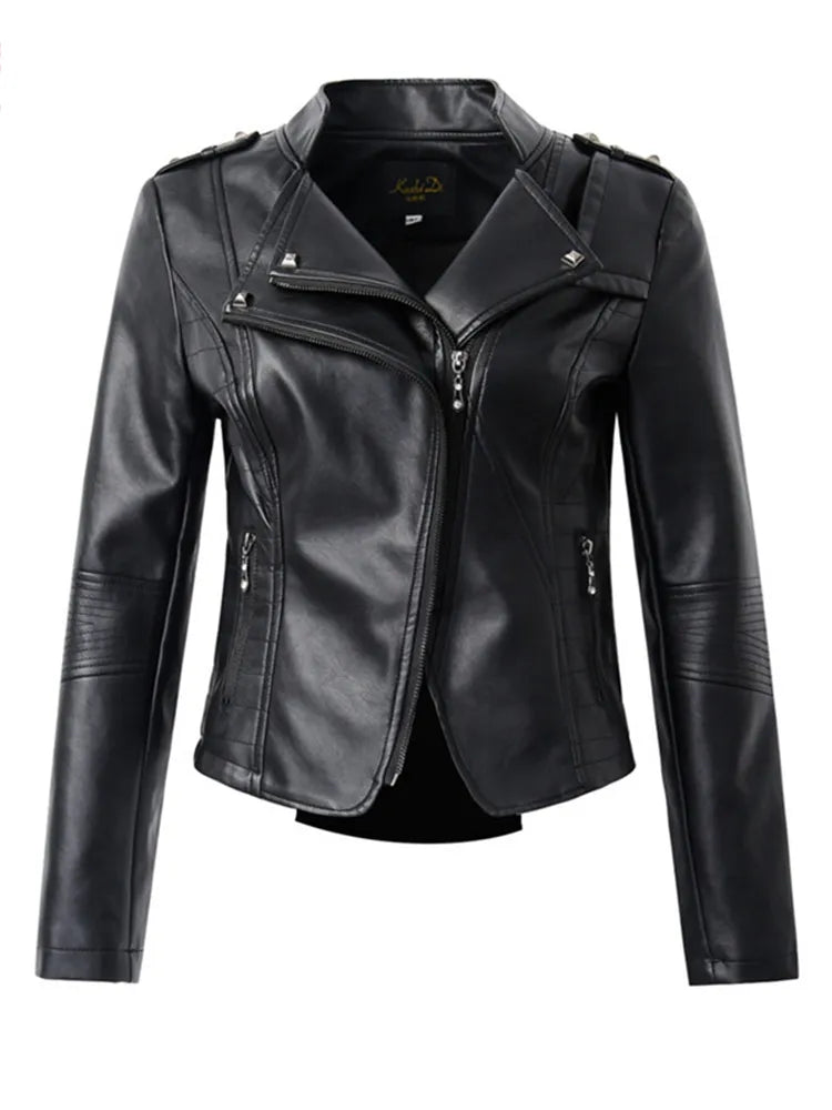 Classic Zipper Short Motorcycle Jackets