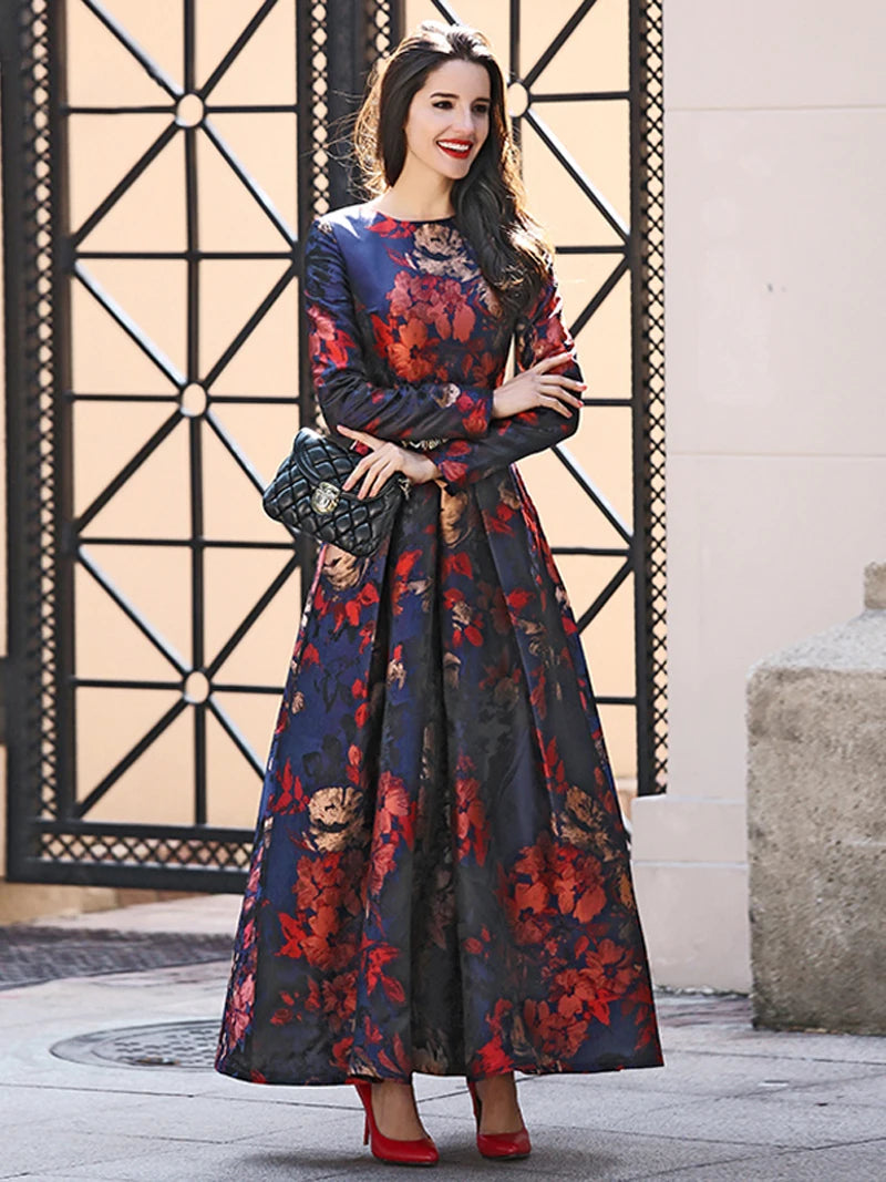 Timeless Floral Maxi Elegance