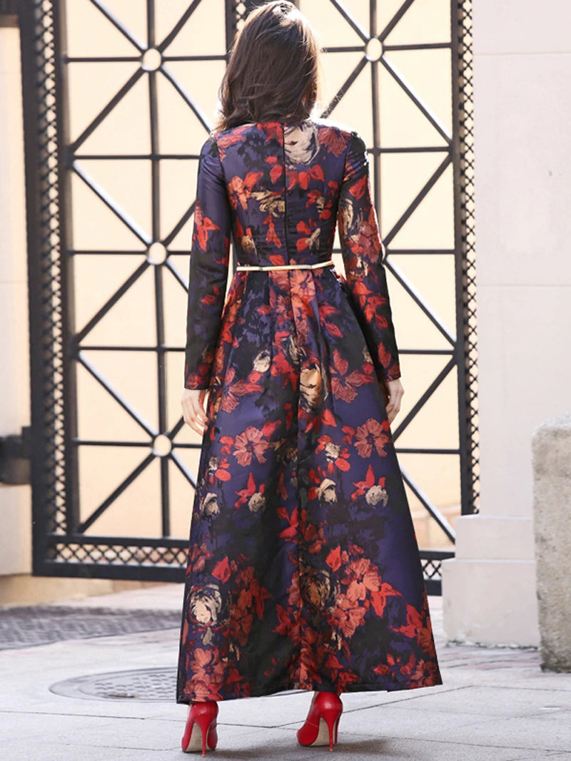 Timeless Floral Maxi Elegance