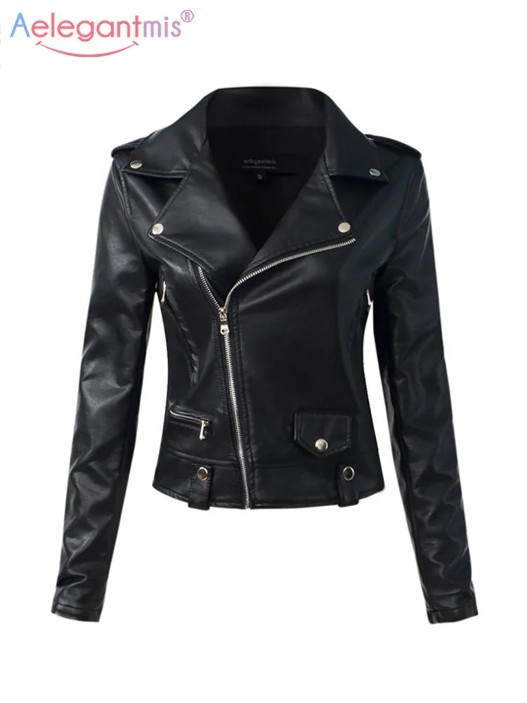 Classic Zipper Short Motorcycle Jackets